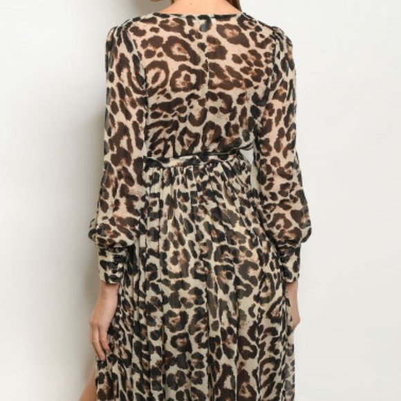 Leopard Maxi dress - Picture 3 of 9